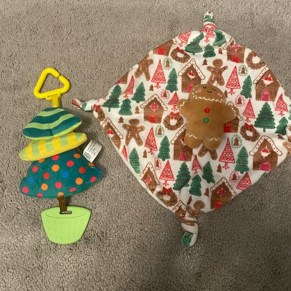 Other - Festive Baby Blanket and Teether Set